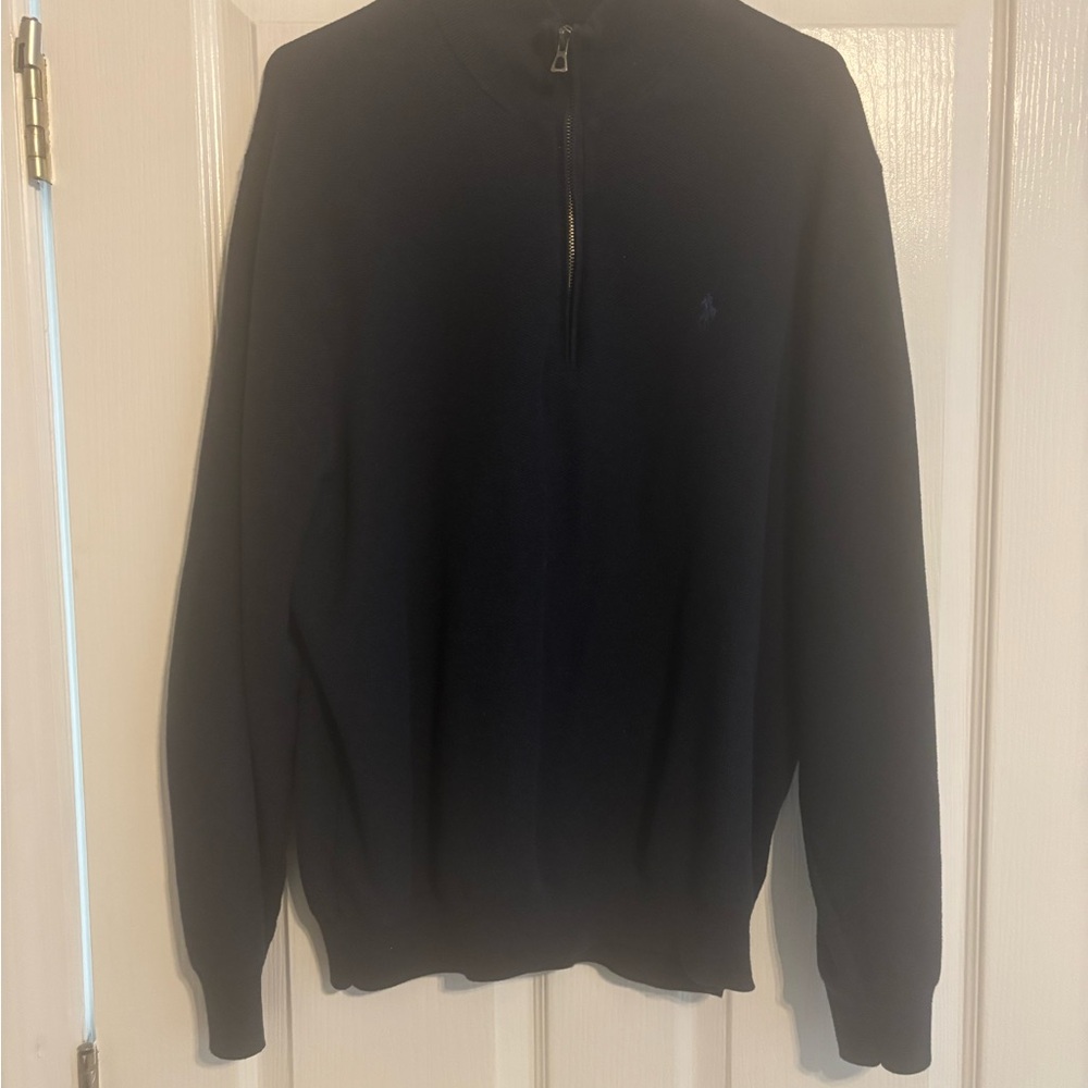 Polo by Ralph Lauren Blue Zip Up Sweater